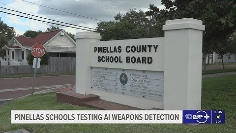 Pinellas schools to test AI weapons detection system to screen students