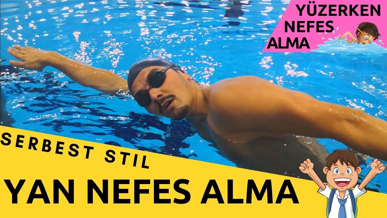 SERBEST STİL YAN NEFES ? YÜZERKEN NEFES ALMA ? YÜZME HOCAM İLE YÜZME ÖĞRENİYORUM