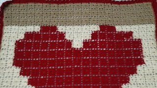 Easy Crochet Baby Blanket ||Crochet Blanket Pattern and Crochet Border ||Heart  Crochet  ||Ep-131