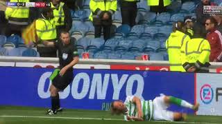 Celtic 2-0 Rangers Jordan Jones red card