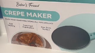 Baker's Friend Instant Crepe Maker Review