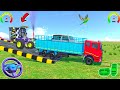 HIGH RAMP Truck JUMP + Thar & Tractor Load Gone WRONG! 🔥 in game