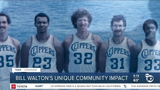 San Diego mourns loss of NBA legend Bill Walton