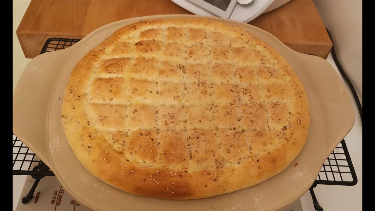 Турецкая лепёшка (хлеб) в термомикс!!! Fladenbrot. Форма от Pampered Chef.