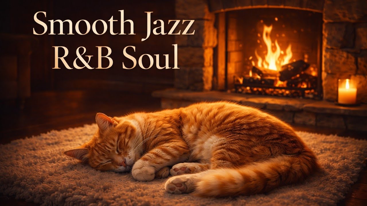Smooth Jazz RnB Soul | A Sleeping Cat, Quiet Moments & Soulful Grooves