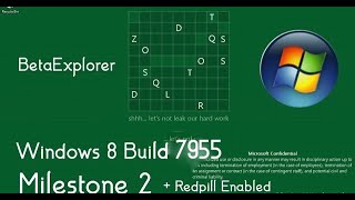 8 | #BetaExplorer Microsoft Windows 8 Build 7955