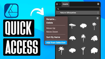 How to store design assets in Affinity Designer