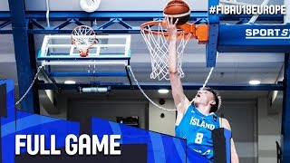 Iceland v Georgia - Full Game - FIBA U18 European Championship 2017