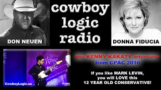 A 12 Year Old MARK LEVIN fan appears on COWBOY LOGIC RADIO