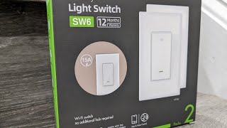 GHome SW6 3-Way Smart Switch with Sunrise Sunset and Voice control