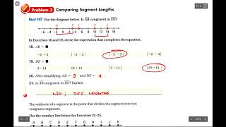 Geometry - 1.3 - Measuring Segments
