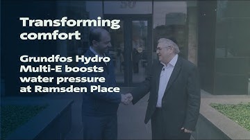 Transforming comfort: Grundfos Hydro Multi-E boosts water pressure at Ramsden Place