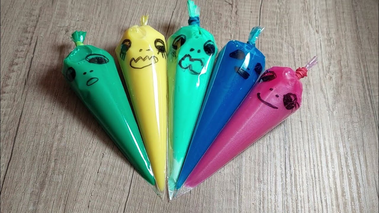 slime slaim mix with glitter slime smoothie most Satisfying video ...