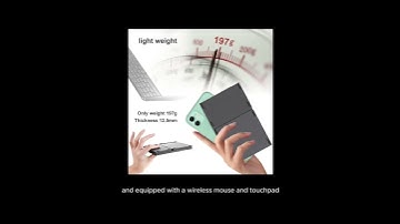 Folding Bluetooth Mini Portable Keyboard Wireless Mouse Touchpad 🌟