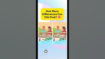 Only 1% Can Spot All 5 Differences! 👀🧠 | Visual Puzzle Challenge