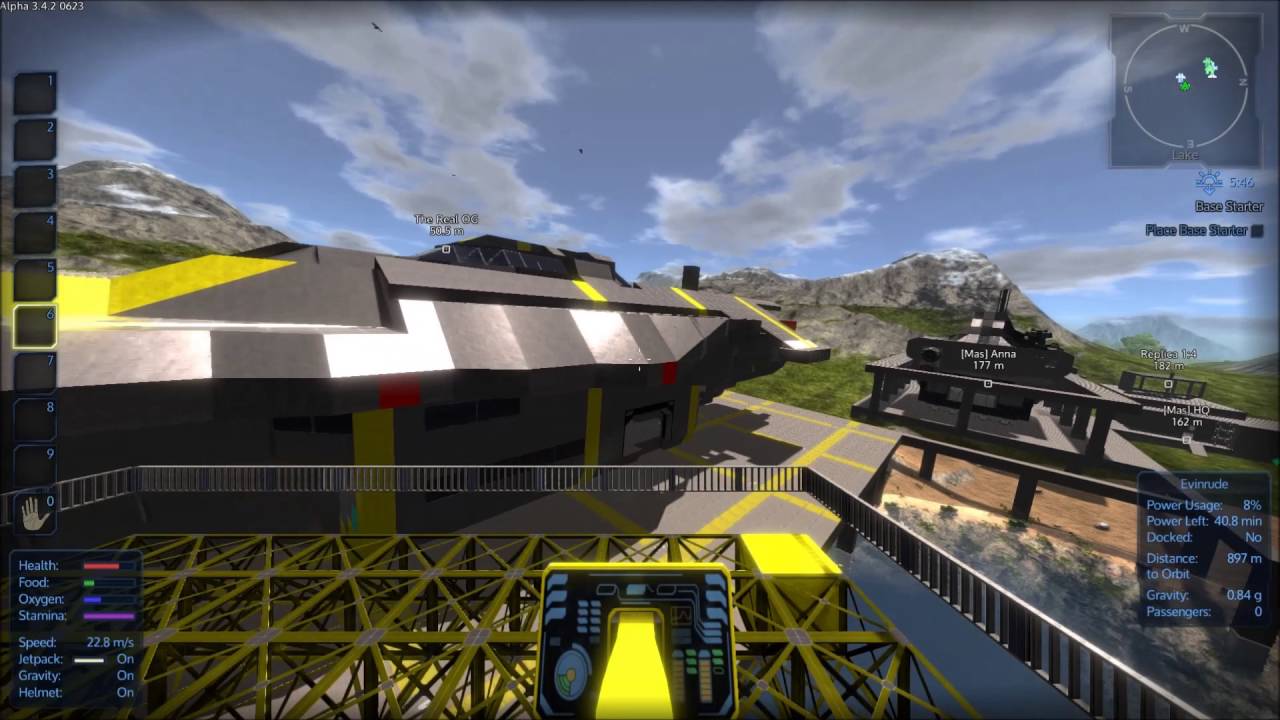 [Empyrion] 14 CV craft Let's build Elite Dangerous Anaconda (part