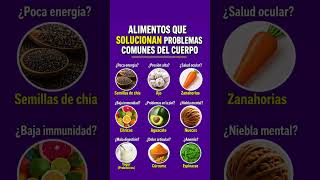 Alimentos que Solucionan Problemas Comunes del Cuerpo | Salud Natural