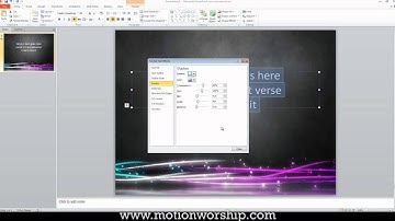 Using Video Backgrounds in Powerpoint for Worship - Tutorial / How To