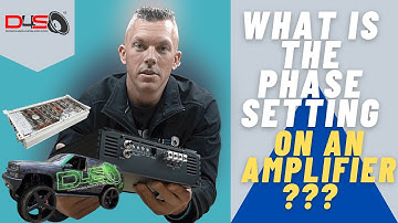 WHAT IS THE PHASE SETTING ON AN AMPLIFIER?