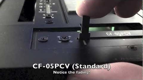 Vestax Fader Comparrison - CF-05PCV vs. CF-CC on PMC-05 Pro 3 Mixer