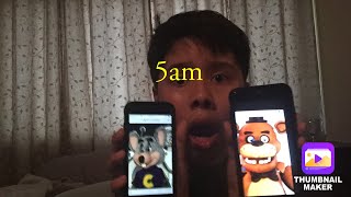 DO NOT FACETIME FREDDY FAZBEARS AND CHUCK E CHEESE AT 5AM *OMG THEY WERE TALKING*