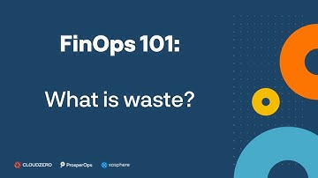 FinOps 101: What is waste? with Alan Hand at @XosphereInc
