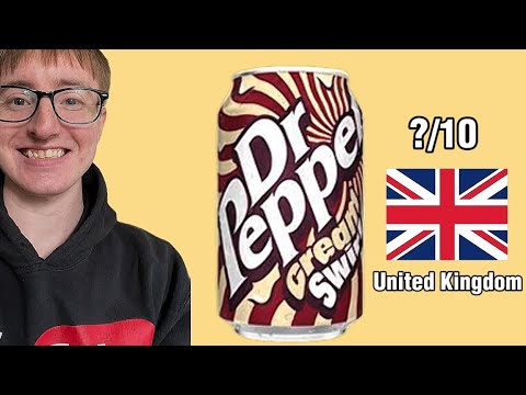 Dr. Pepper Cream Swirl Soda From Great Britain 🇬🇧 | Review