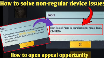 Claim declined Please fils your claim using a regular device | How to open appeal opportunity