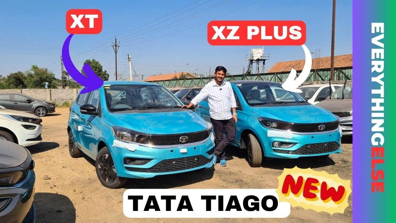 2025 New TATA Tiago XT vs XZ Plus✅ | Compare Video 🔥
