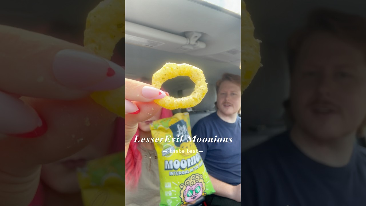 quick @walmart run 🛻🛒 had to try the @lesserevilsnacks moonions! 😋✨ 