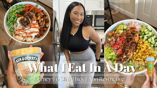 *Realistic* What I Eat In a Day || 11 Pounds Down || Journey to Slim Thick || 1,500 Calorie Edition