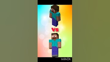 Minecraft Steve vs herobrine| #minecraft #herobrine #steveminecraft #shorts