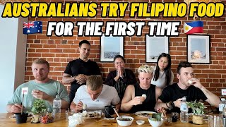 Australians TRY FILIPINO FOODS for the FIRST TIME (Balut, Dinuguan and KwekKwek)@BeTheOneBT1