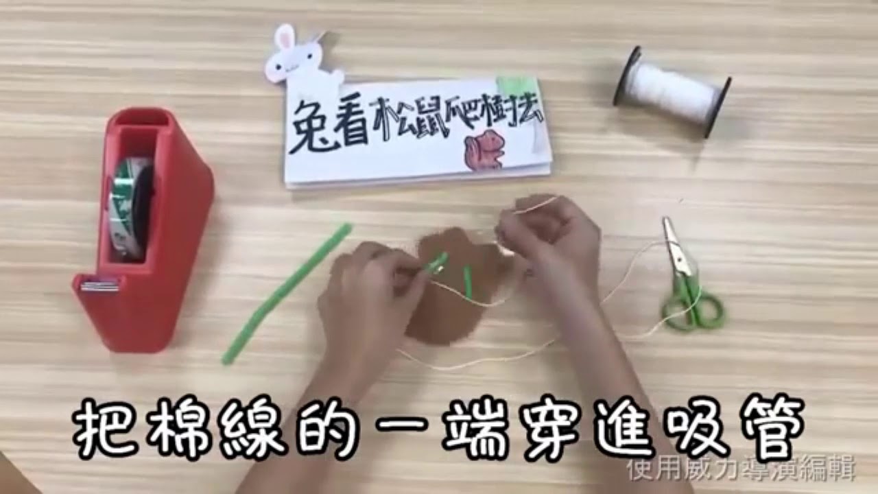 【創意科學遊戲設計】摩擦力-兔看松鼠爬樹去