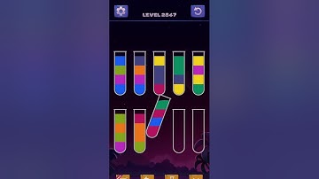 Sort Water Color Puzzle Level 2841 to 2850