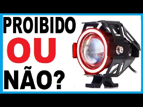 FAROL DE MILHA PARA MOTO É PERMITIDO?