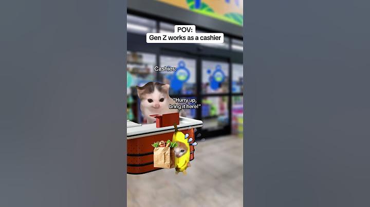 CAT MEMES 🐱Gen Z works as a cashier #catmemes #relatable #relationship