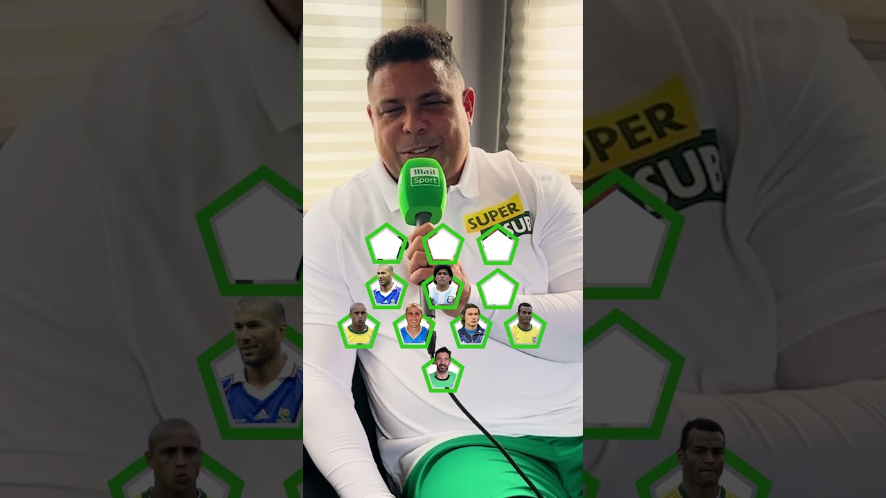 Ronaldo Nazario Picks His All Time ULTIMATE XI 