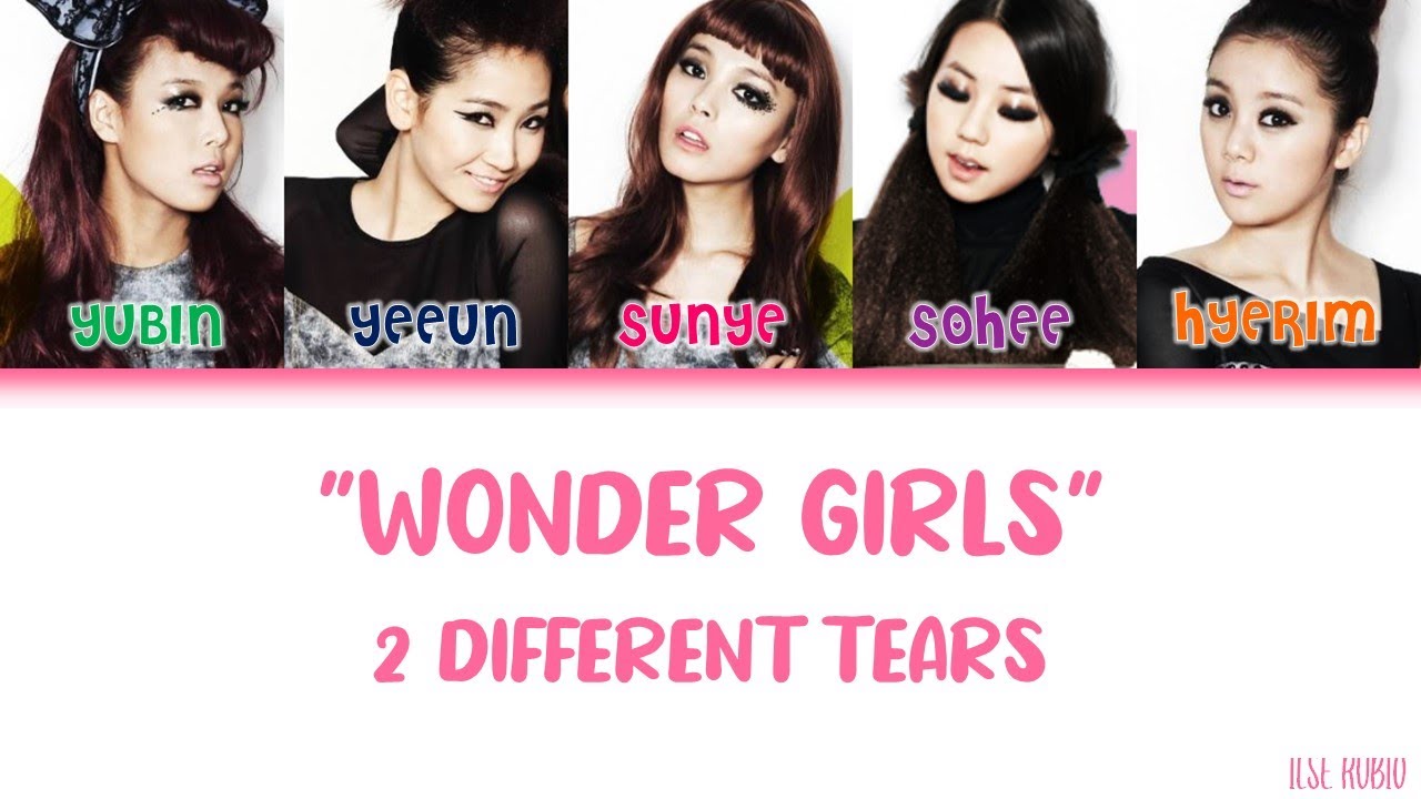 Wonder Girls    2 Different Tears Color Coded Lyrics HanRomEng