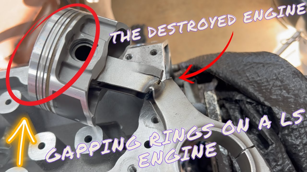 Power Boosting LS Engine Hack How to Gap Piston Rings YouTube