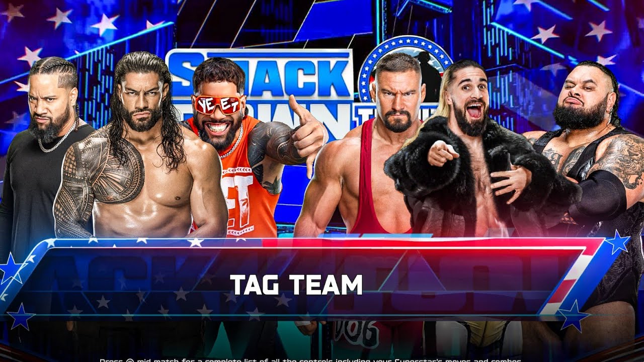 OG Bloodline vs Vision at Friday Night Smackdown | WWE 2K25 Gameplay