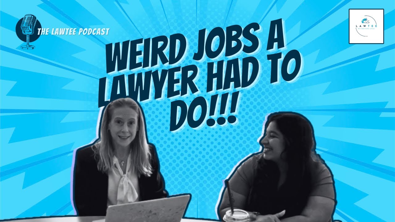 You Did Whaaaat? Weird Jobs A Lawyer Had To Do |  ft. Nithi Kumar