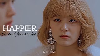 ❝ You look Happier…❞ - second female lead Kdrama MV
