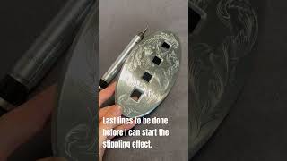 Metal Engraving With A Dremel Filigree Style. Hope You All Like It So Far