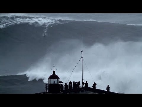 Novo record da maior onda surfada na Nazaré?