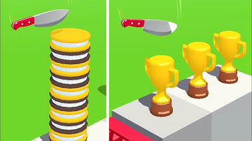 Slice It All Gameplay! Satisfying and Relaxing ASMR Slicing Video