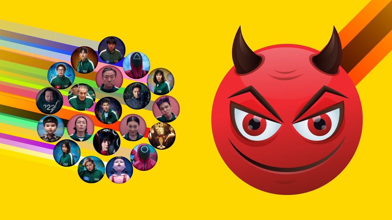 SQUID GAME vs. DEVIL BALL | Who Will Survive?