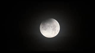 Partial U1 Lunar Eclipse from Atlanta  January 31st 2018