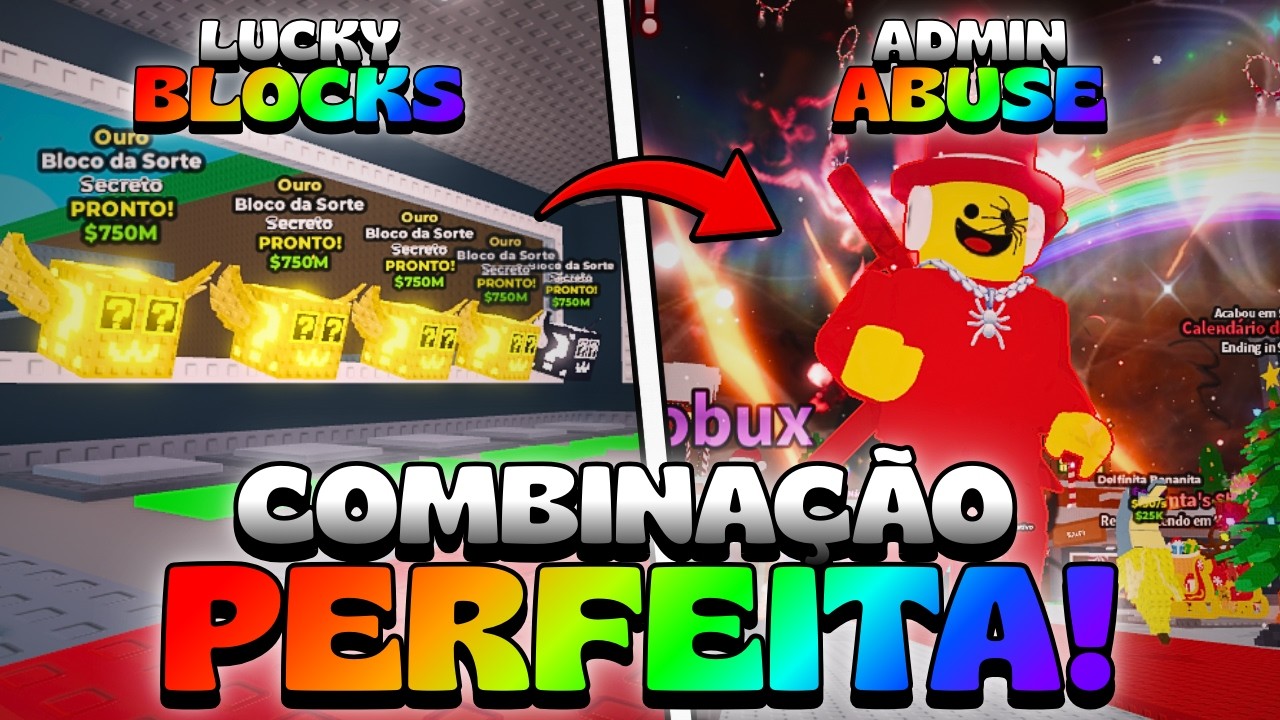 ABRI TODAS AS LUCKY BLOCKS DESSE ADMIN ABUSE E VOCÊ NÃO VAI ACREDITAR NO QUE CONSEGUI! 😱