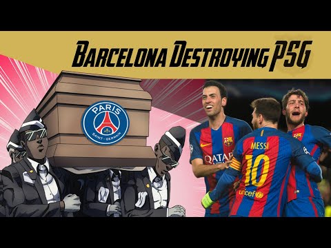 Barcelona vs PSG 6-1 (Champions League) - meme comeback coffin dance